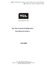 Preview for 1 page of TCL F210TMW Operating Instructions Manual