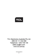 Предварительный просмотр 22 страницы TCL F708TLW Owner'S Manual