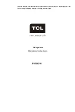 Предварительный просмотр 1 страницы TCL F95SDW Operating Instructions Manual