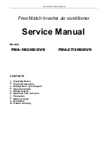 Предварительный просмотр 1 страницы TCL Free Match FMA-18I2HD/DVO Service Manual