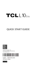 Preview for 1 page of TCL L10 Lite Quick Start Manual