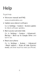 Preview for 10 page of TCL L10 Lite Quick Start Manual