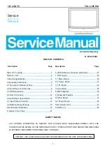 Preview for 1 page of TCL L19E75A Service Manual