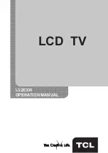 TCL L32E330 Operation Manual preview