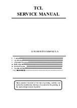 Preview for 1 page of TCL L55E5800UDS Service Manual