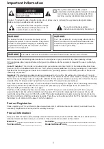 Preview for 2 page of TCL LE50FHDE5510C User Manual