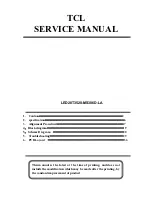 Preview for 1 page of TCL LED28T3520-MS306D-LA Service Manual