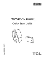 TCL MB20G MOVEBAND Display Quick Start Manual preview