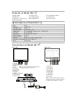 Предварительный просмотр 4 страницы TCL ML17 Operation Manual