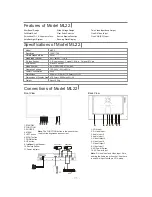 Предварительный просмотр 6 страницы TCL ML17 Operation Manual