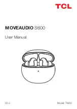 TCL MOVEAUDIO S600 User Manual preview