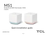 TCL MS1G Quick Installation Manual предпросмотр