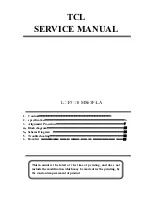 Предварительный просмотр 1 страницы TCL MS63F-LA Service Manual