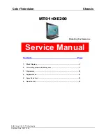 Preview for 1 page of TCL MT01+DE200 Service Manual