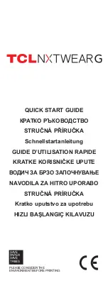 TCL NXTWEAR G Quick Start Manual preview