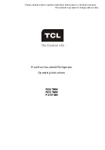 Preview for 1 page of TCL P222TMW Operating Instructions Manual