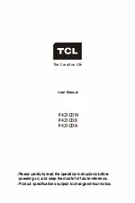 Preview for 1 page of TCL P421CDW User Manual