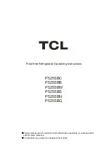 TCL P525SBC Operating Instructions Manual preview