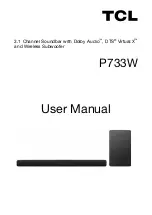 TCL P733W User Manual preview