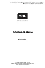 Preview for 1 page of TCL PR503SSF0 Quick Start Manual