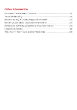 Preview for 3 page of TCL R646 User Manual