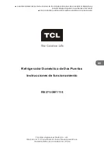 Предварительный просмотр 73 страницы TCL RB275GM1110 Operating Instructions Manual