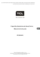 Предварительный просмотр 54 страницы TCL RF260BSE0 Operating Instructions Manual