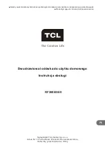 Предварительный просмотр 106 страницы TCL RF260BSE0 Operating Instructions Manual