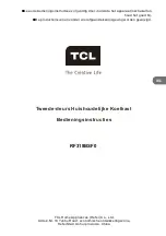 Preview for 46 page of TCL RF318BSF0 Operating Instructions Manual