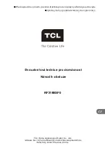 Preview for 121 page of TCL RF318BSF0 Operating Instructions Manual