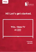 Preview for 1 page of TCL Roku TV 4-Series Get Started