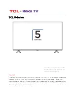 TCL Roku TV 5 Series Manual preview