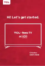 TCL Roku TV C803 Manual preview