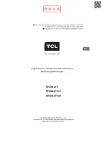 Preview for 37 page of TCL RP466CXF0 Operating Instructions Manual