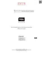 Preview for 109 page of TCL RP466CXF0 Operating Instructions Manual