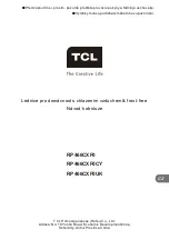 Preview for 127 page of TCL RP466CXF0 Operating Instructions Manual