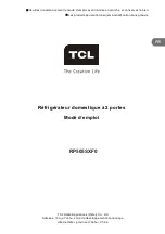 Preview for 19 page of TCL RP505SXF0UK Operating Instructions Manual