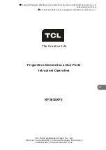 Preview for 99 page of TCL RP505SXF0UK Operating Instructions Manual