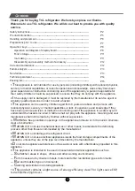 Preview for 3 page of TCL RP505SXF1UK Operating Instructions Manual