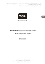 Preview for 37 page of TCL RP631SSE0 Operating Instructions Manual