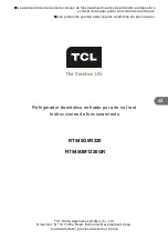 Preview for 73 page of TCL RT545GM1220 Operating Instructions Manual