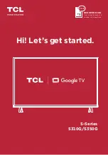 TCL S310G Series User Manual preview