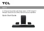 Предварительный просмотр 1 страницы TCL S4510 Quick Start Manual