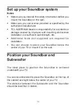 Preview for 12 page of TCL S643W User Manual