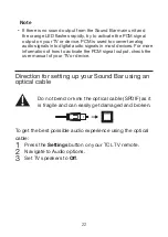 Предварительный просмотр 24 страницы TCL SB-TS5010 User Manual