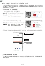 Предварительный просмотр 14 страницы TCL Sweeva 2000B User Manual