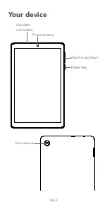 Preview for 2 page of TCL TAB 8 WI-FI Quick Start Manual