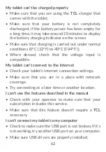 Preview for 64 page of TCL TAB 8 Manual