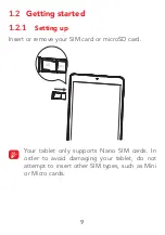 Preview for 8 page of TCL TAB Lite User Manual