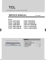 TCL TAC-07CSK Service Manual preview